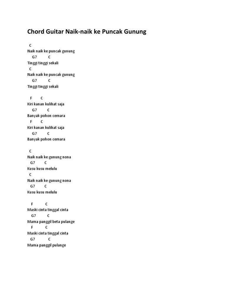 Chord Guitar Naik | PDF