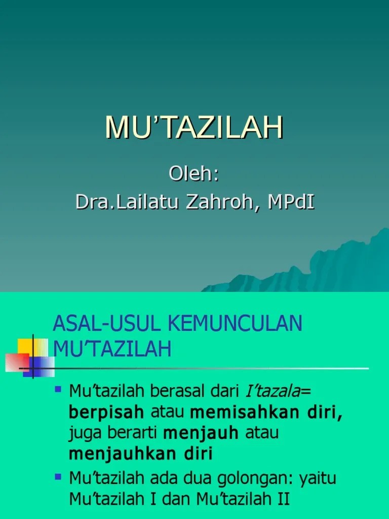 8 Mu&rsquo;tazilah | PDF