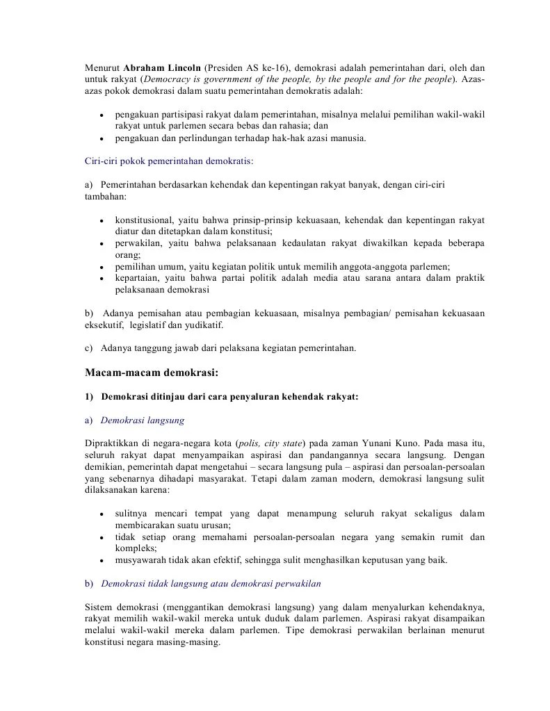 Menurut Abraham Lincoln | PDF