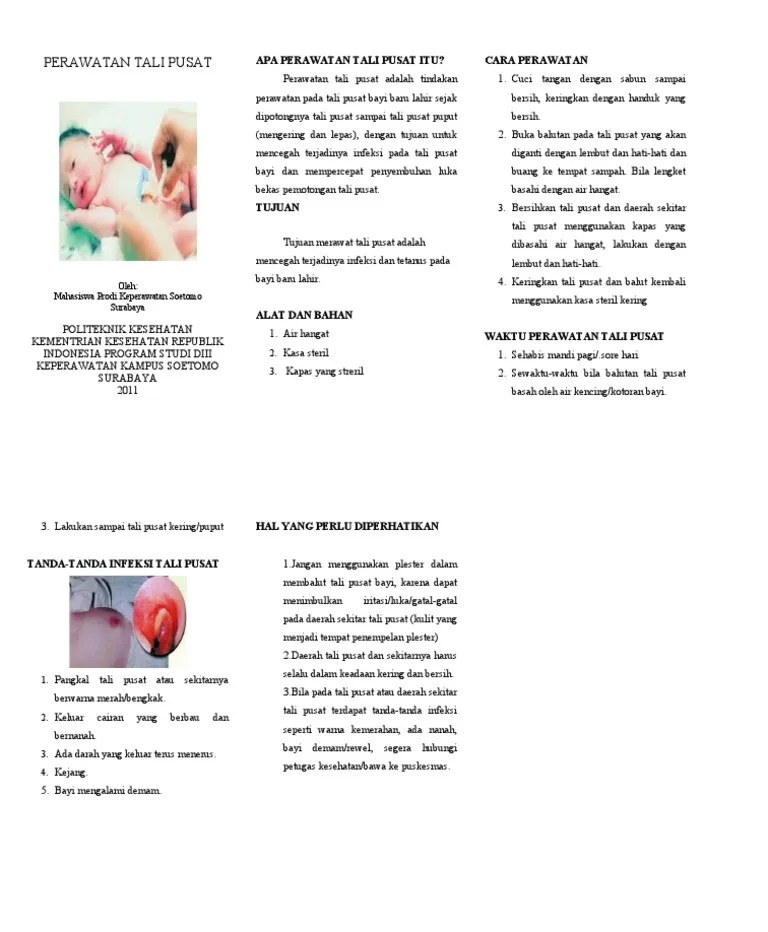 Perawatan Tali Pusat Lefleat | PDF