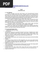 Makalah Berfikir Kritis | PDF
