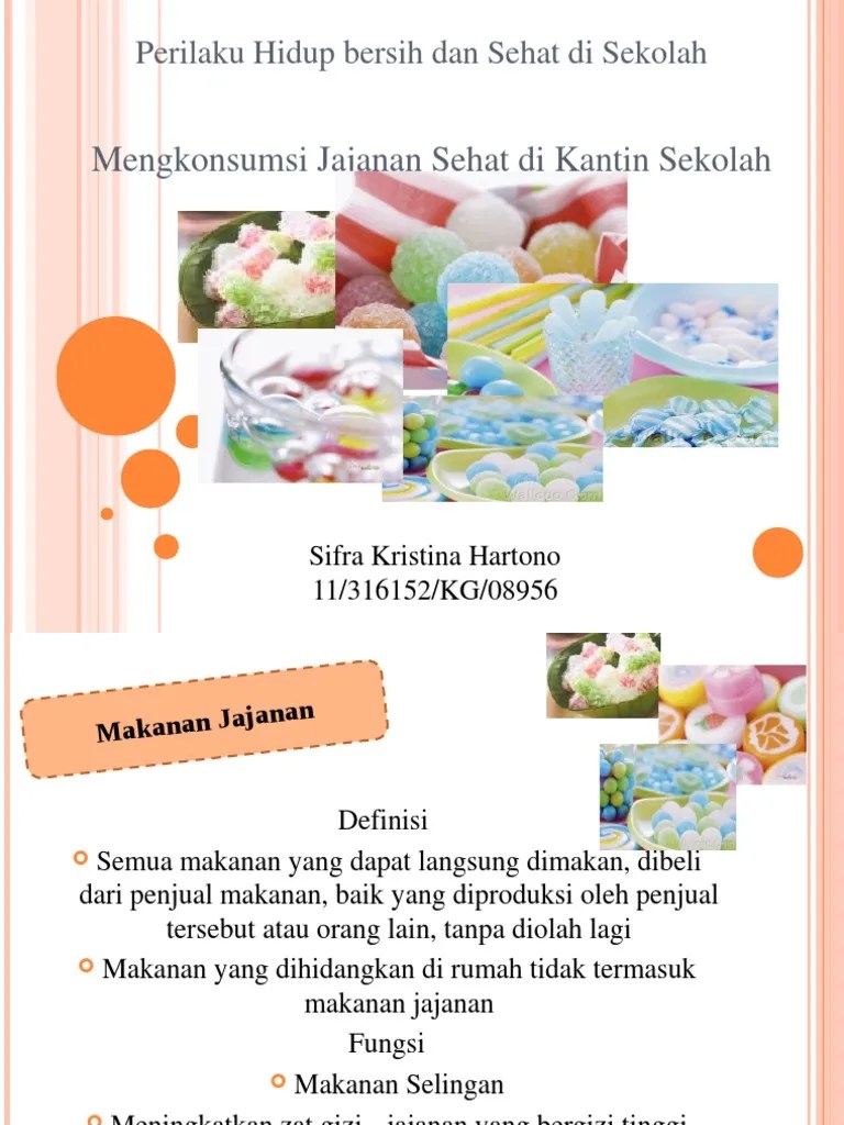 PHBS Indikator 6 Konsumsi Jajanan Sehat (8956) | PDF