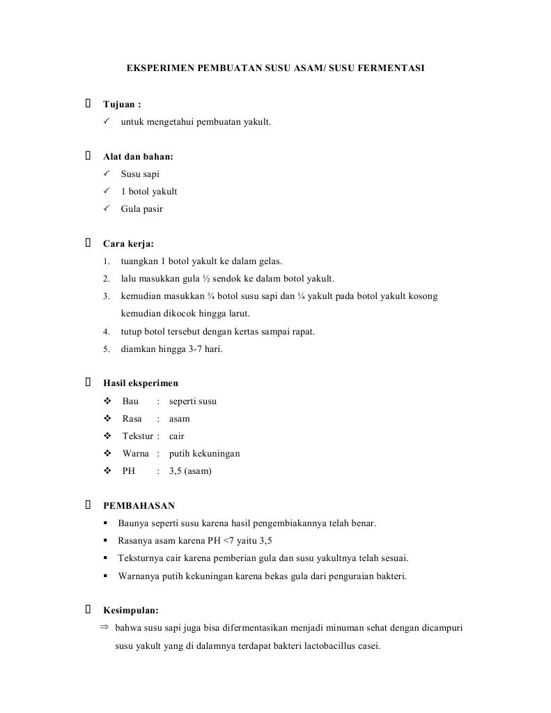 Contoh Laporan Praktikum Biologi Sederhana