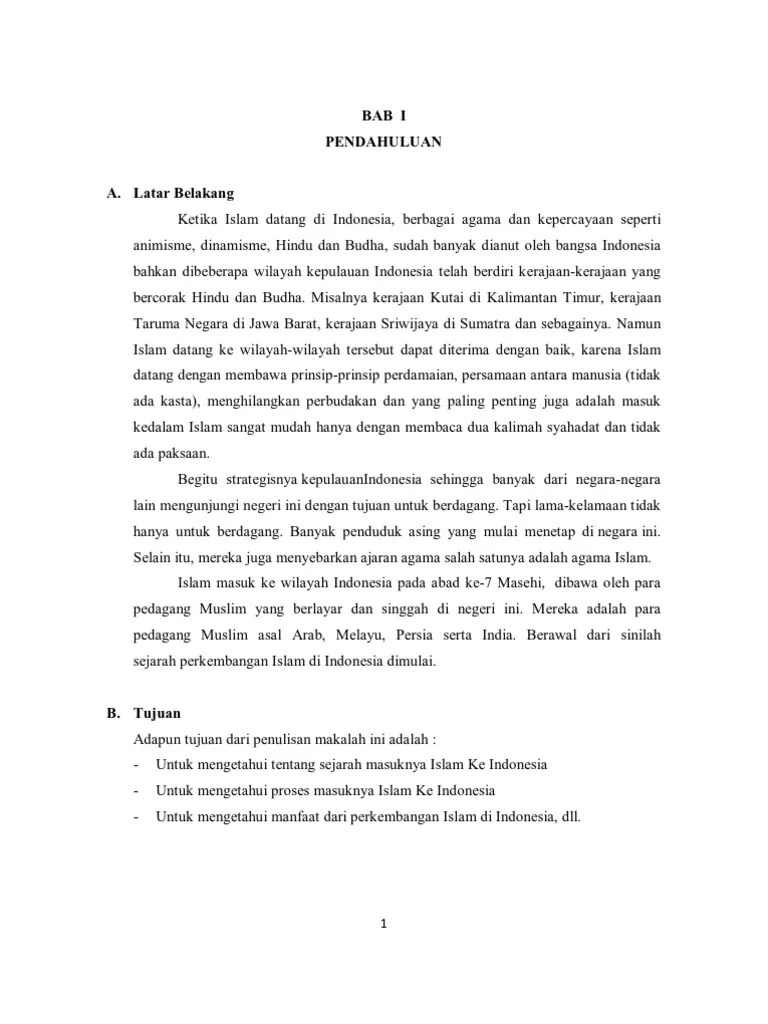Masuknya Islam Ke Indonesia | PDF