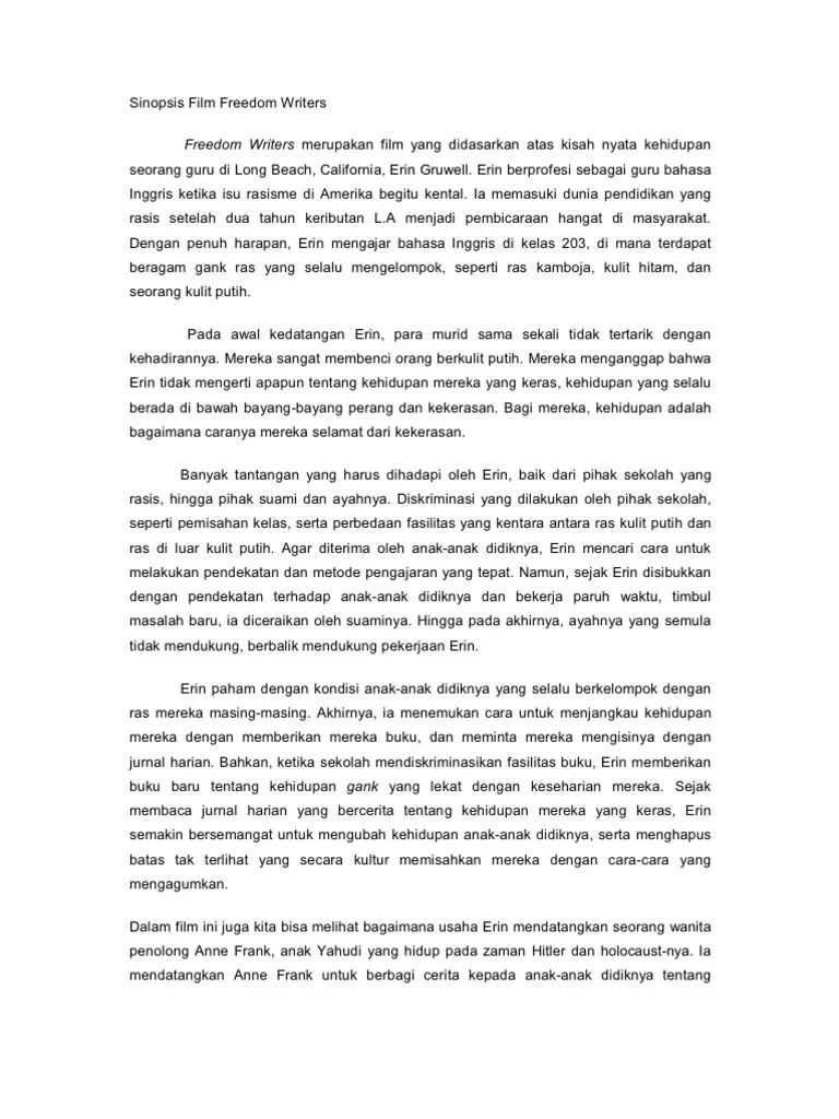 Resensi Film Freedom Writers – Tulisan