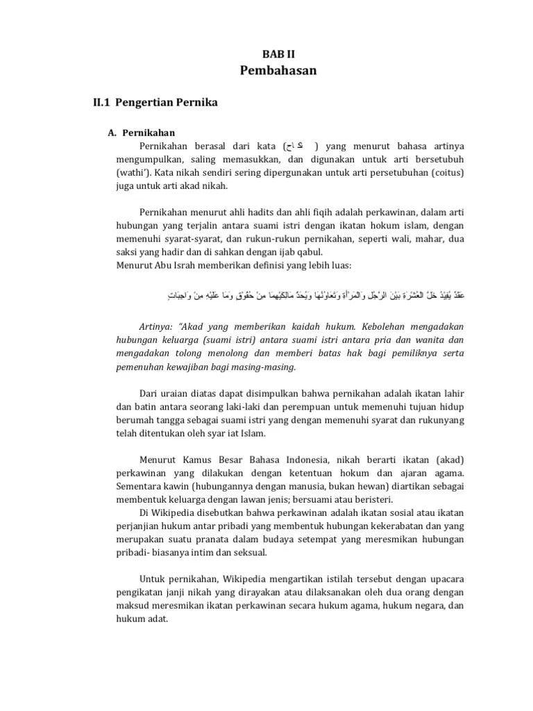 Apa Pengertian Dari Akad Nikah