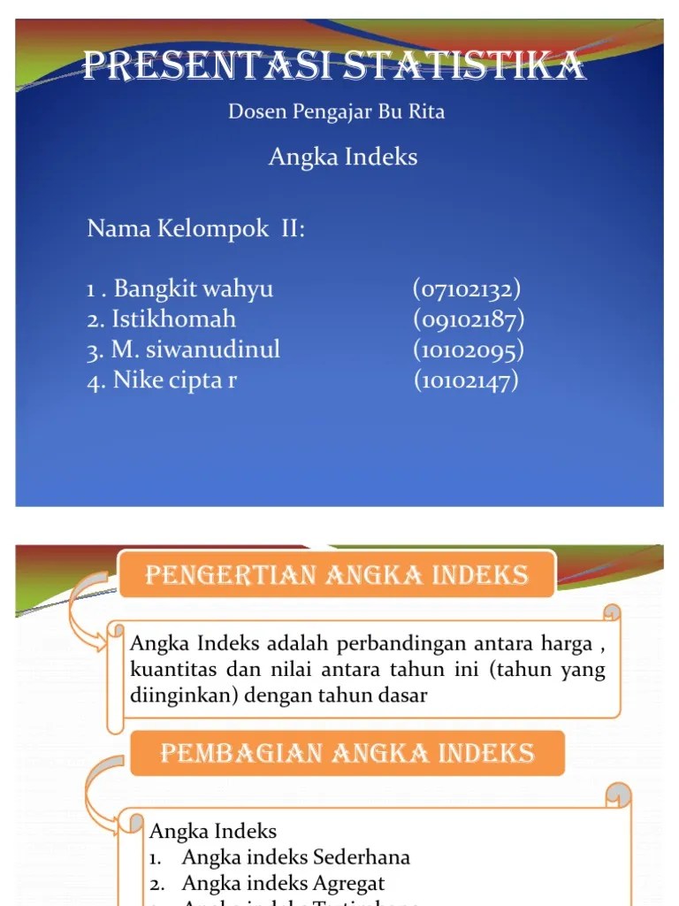 Angka Indeks | PDF