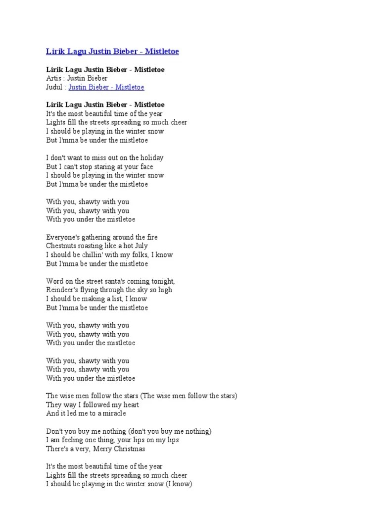 Lagu Justin Bieber Tiktok