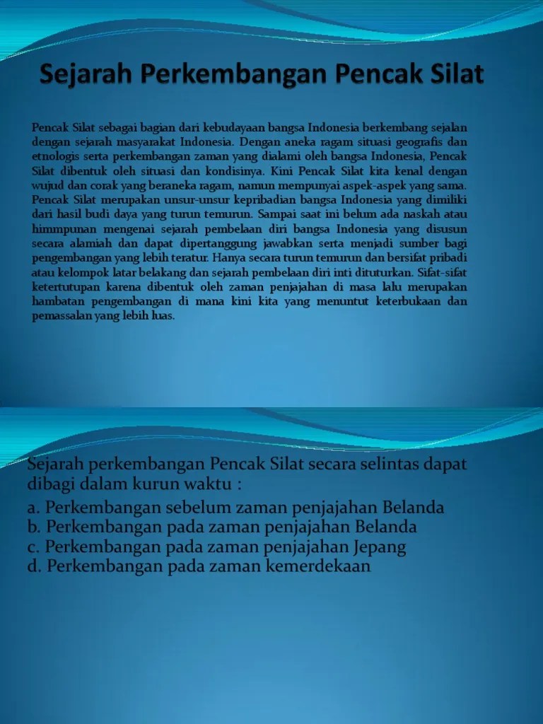 Pencak Silat PWR Point | PDF