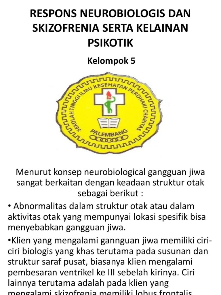 Respons Neurobiologis Dan Skizofrenia Serta Kelainan Psikotik | PDF