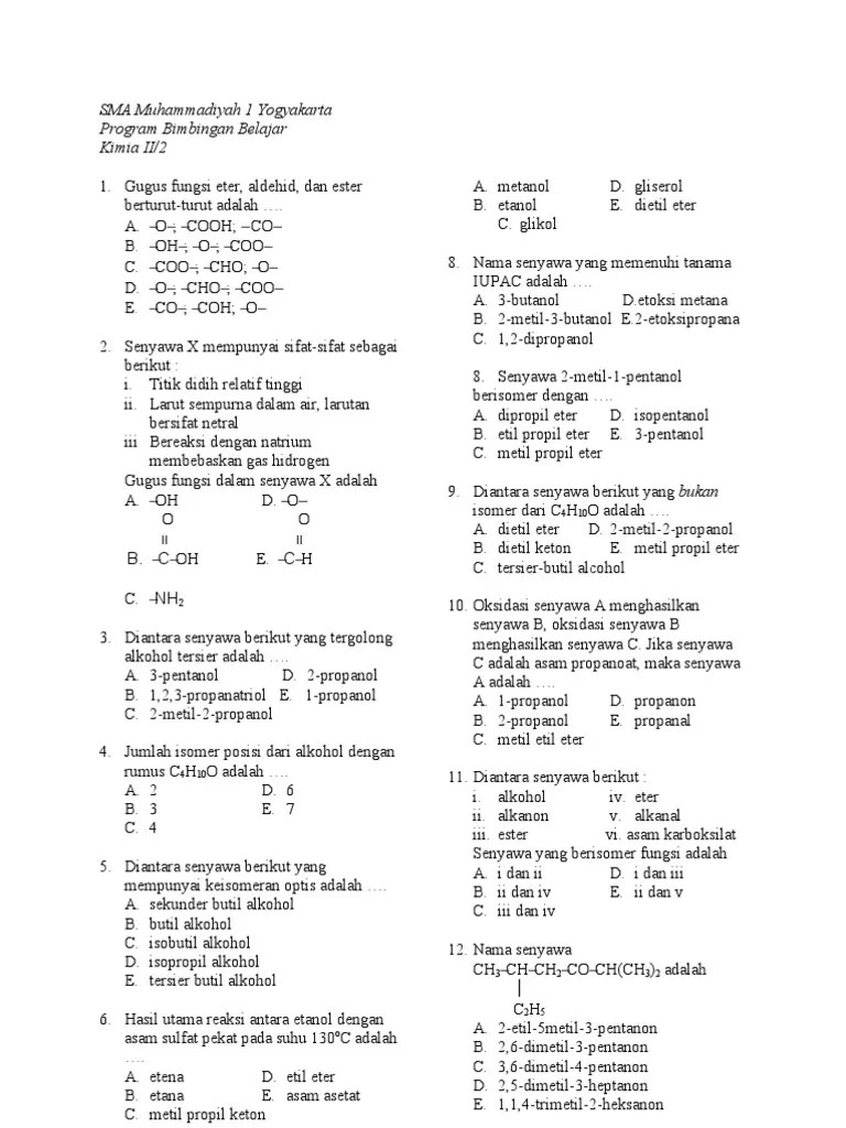 Kimia - Senyawa Karbon | PDF