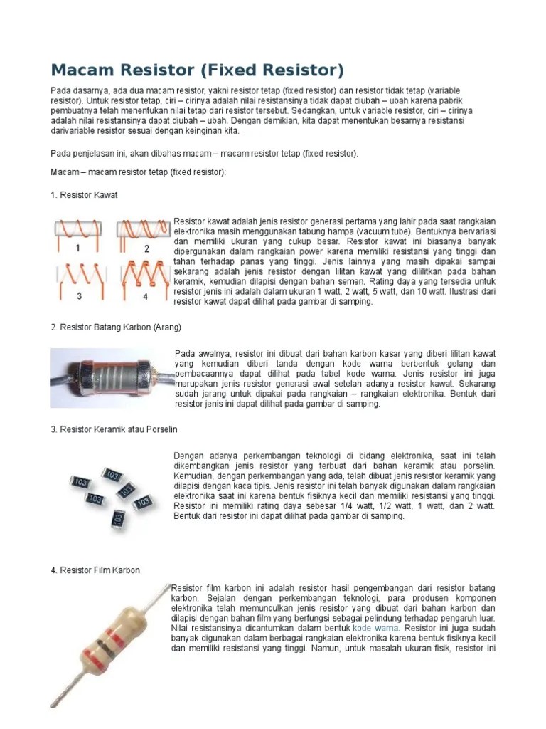 Artikel1 Resistor | PDF