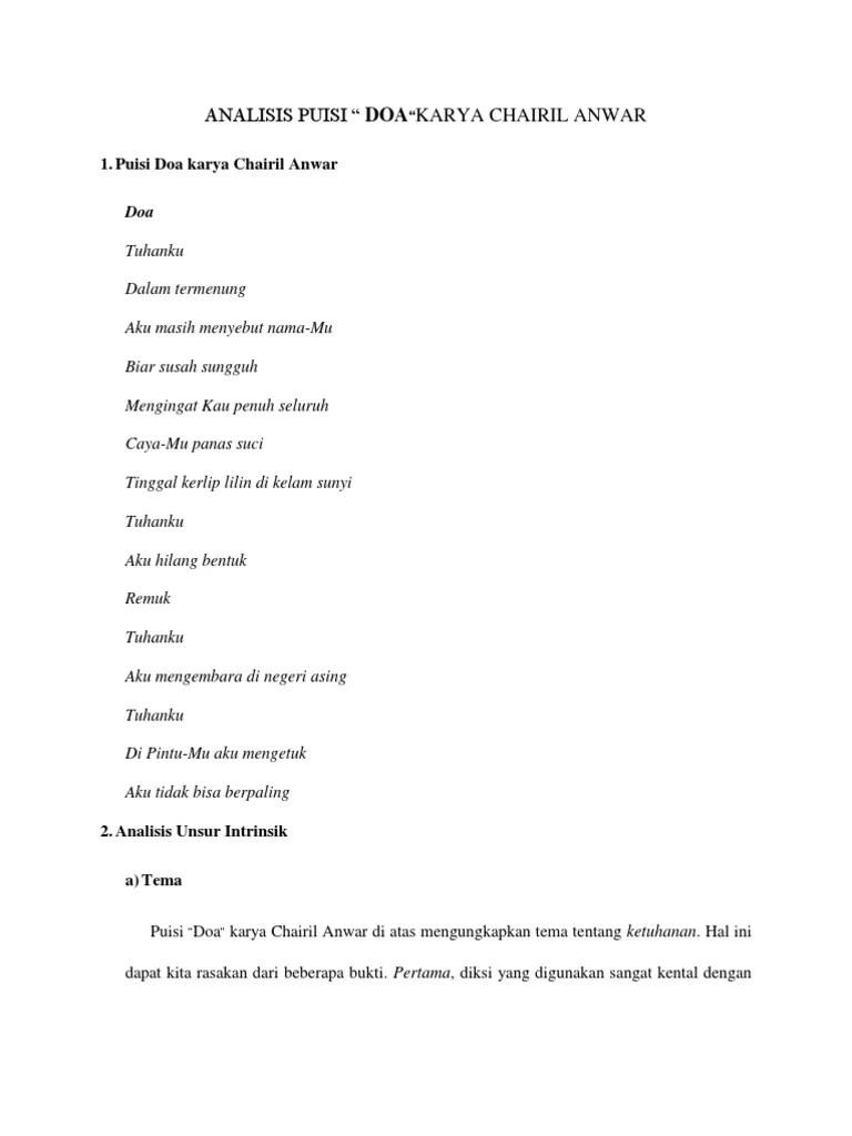 Analisis Puisi | PDF