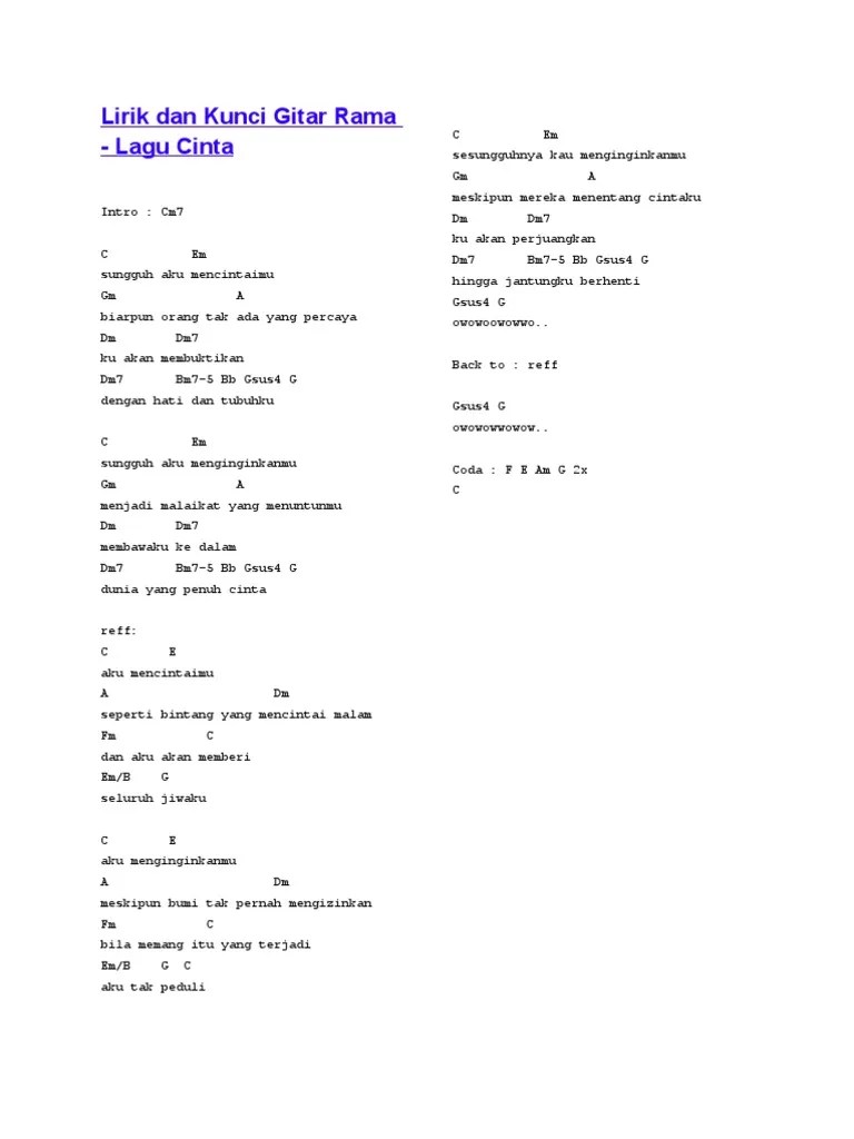 Chord Gitar Dan Bila Second Civil