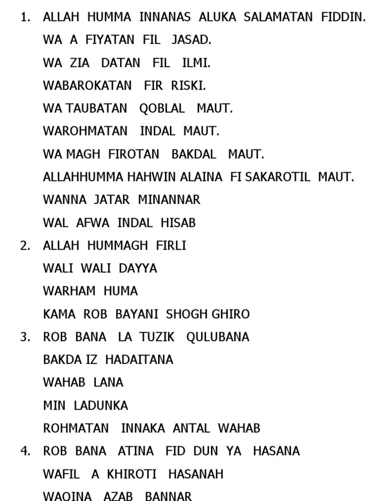 Doa Setelah Solat | PDF