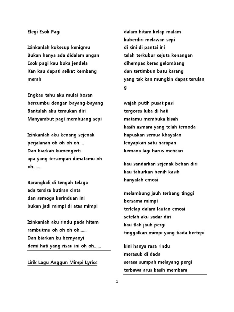 Lirik Lagu Dangdut Berakhir Sudah - Delinewstv