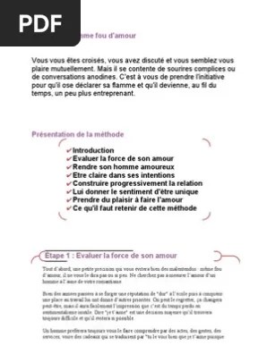 Rendre Un Homme Fou | PDF | Sexe | Amour