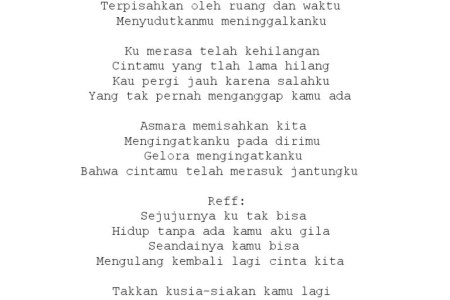 Lirik Lagu Firman Kehilangan