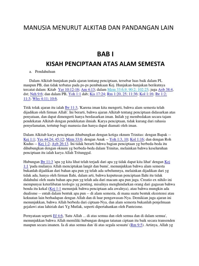 Arti Firman Menurut Alkitab