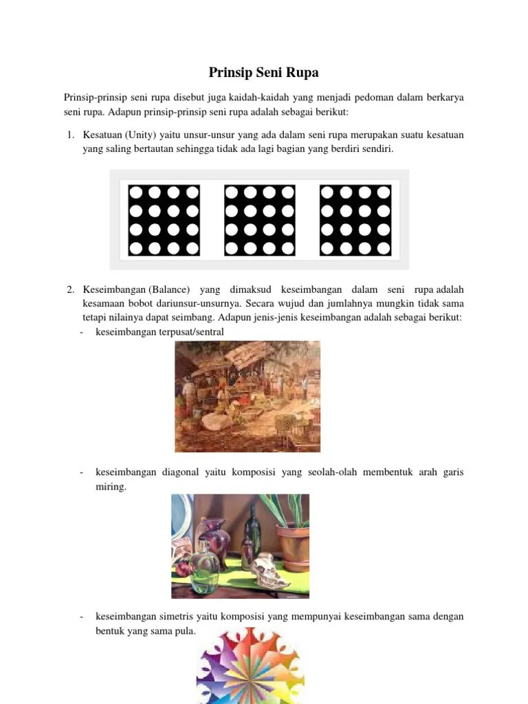 Prinsip Seni Rupa | PDF