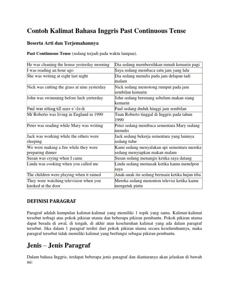 Contoh Kata Selain Itu Dalam Bahasa Inggris