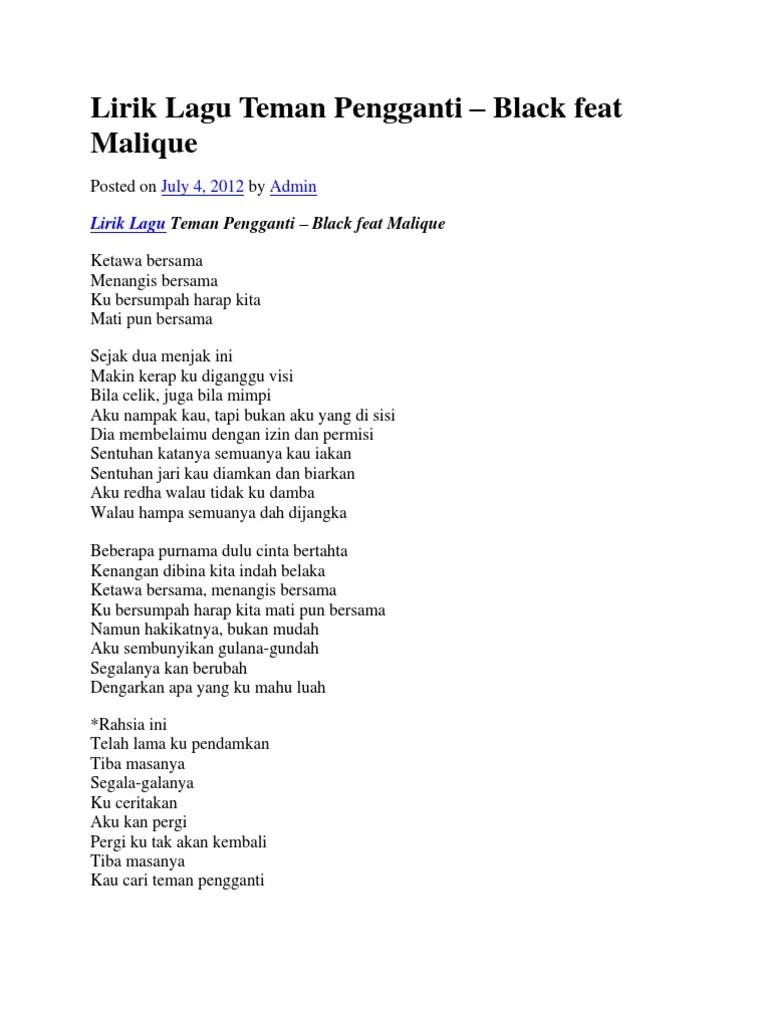 Contoh Lirik Lagu Buatan Sendiri Tentang Persahabatan - Revisi Id