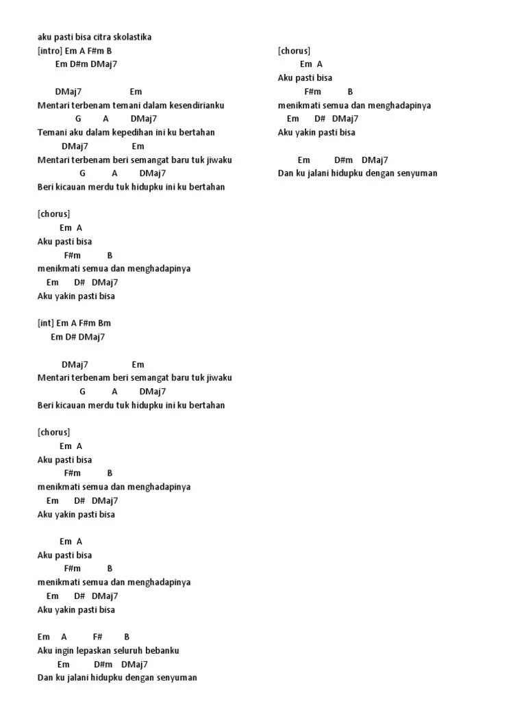 Lirik &amp; Chord Lagu Mix 1 | PDF