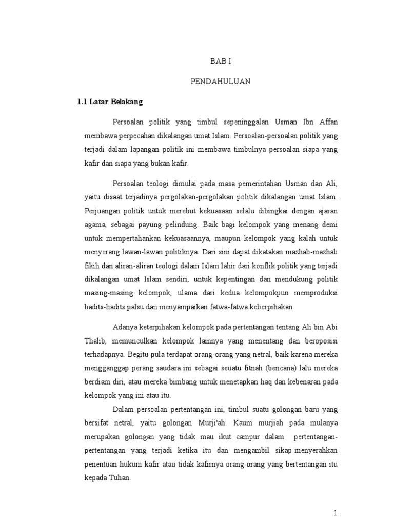 Aliran Murjiah | PDF