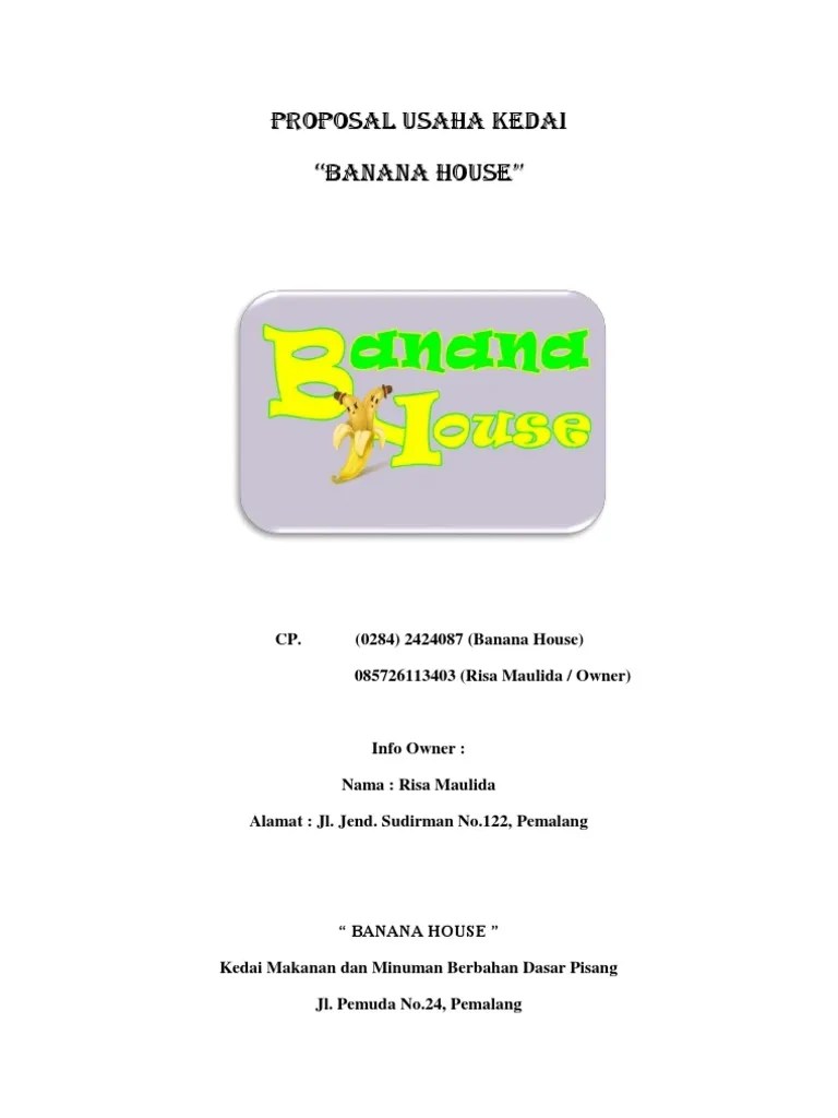 Proposal Usaha Kedai | PDF