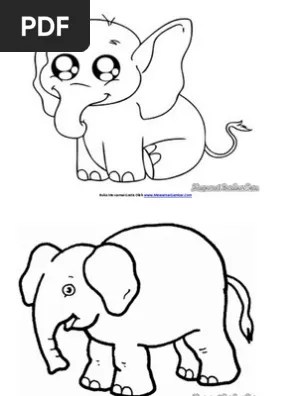 Buku Mewarnai Gambar Gajah 2 | PDF