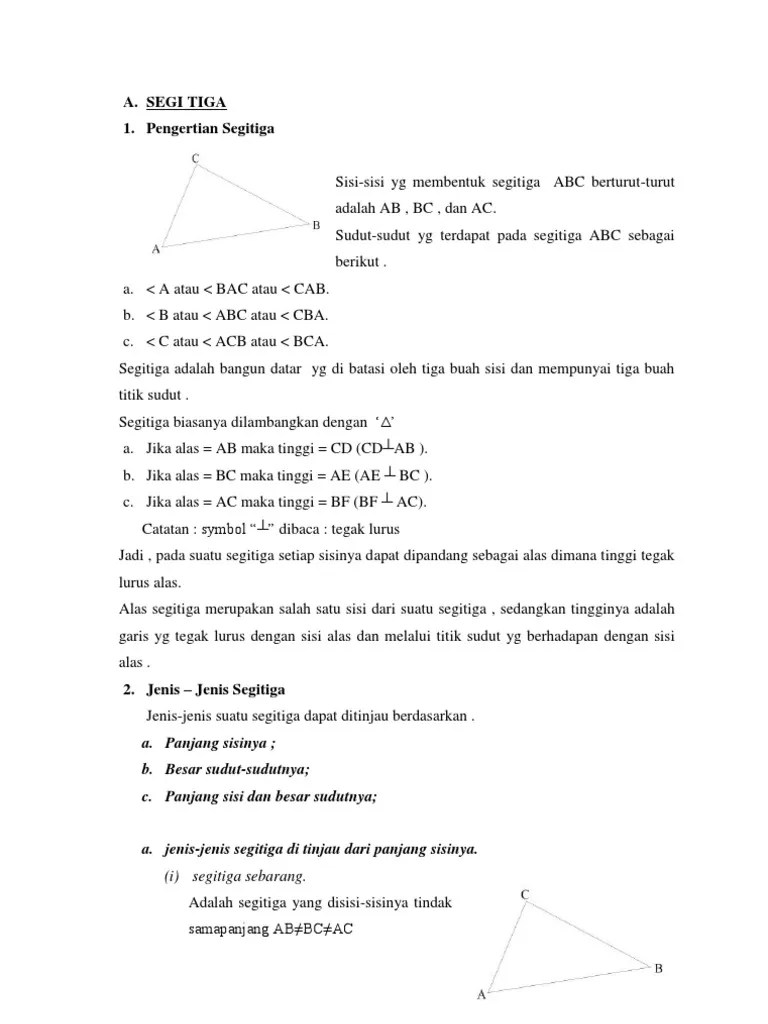 Soal Matematika Kelas 7 Segi Empat