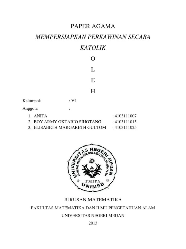 Persiapan Pernikahan Katolik | PDF