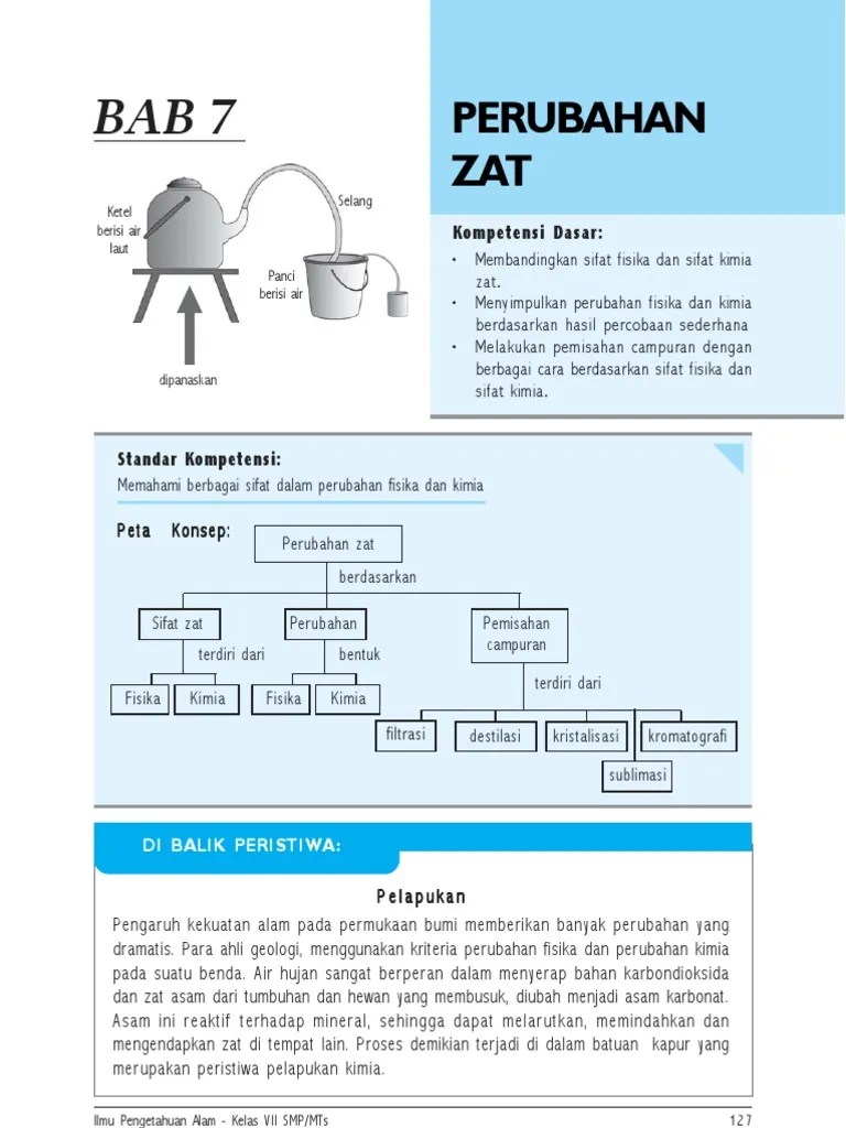 08 Bab 7 - Kimia Pelajaran Kimia Kelas 9 | PDF