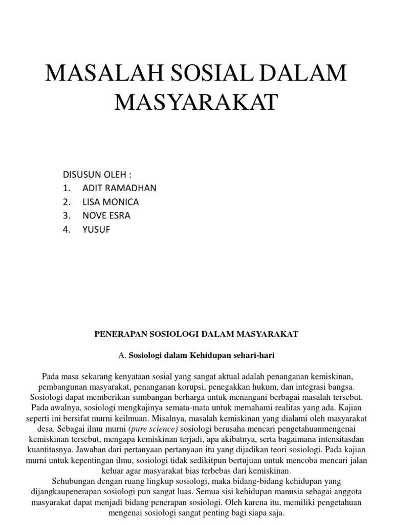 Cara Mengatasi Masalah Sosial