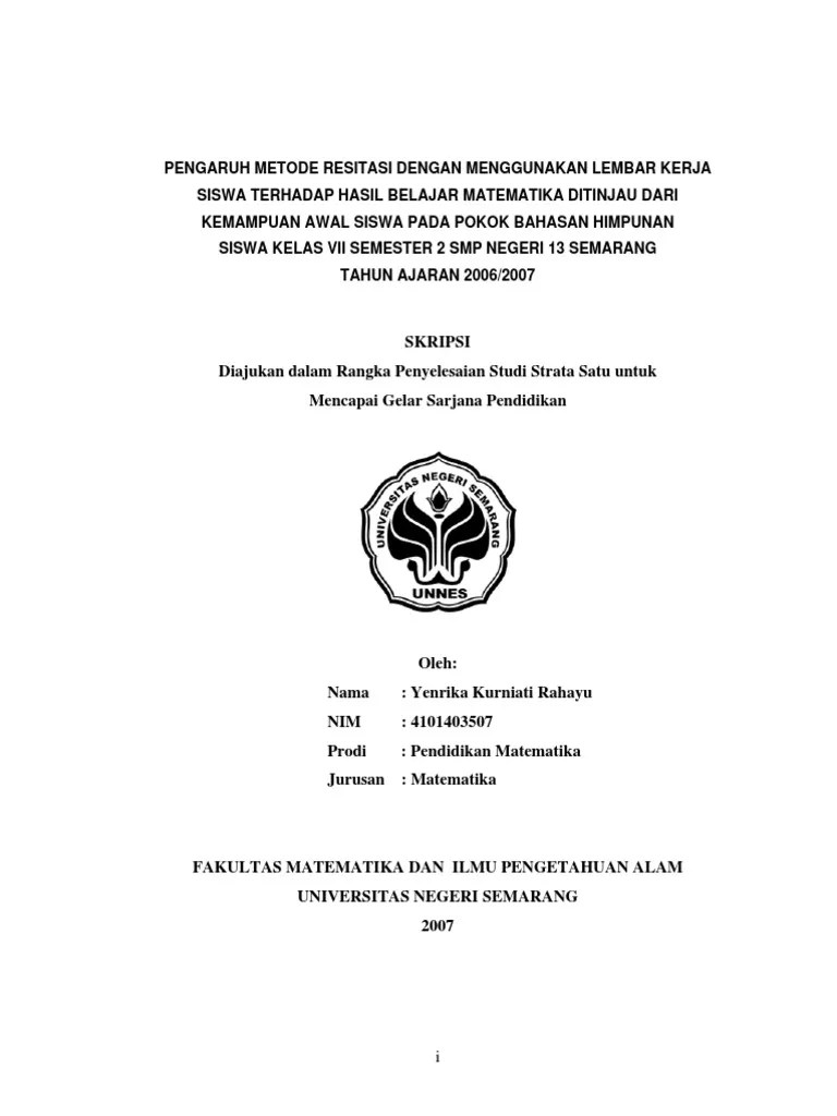 Skripsi Unnes 15 | PDF