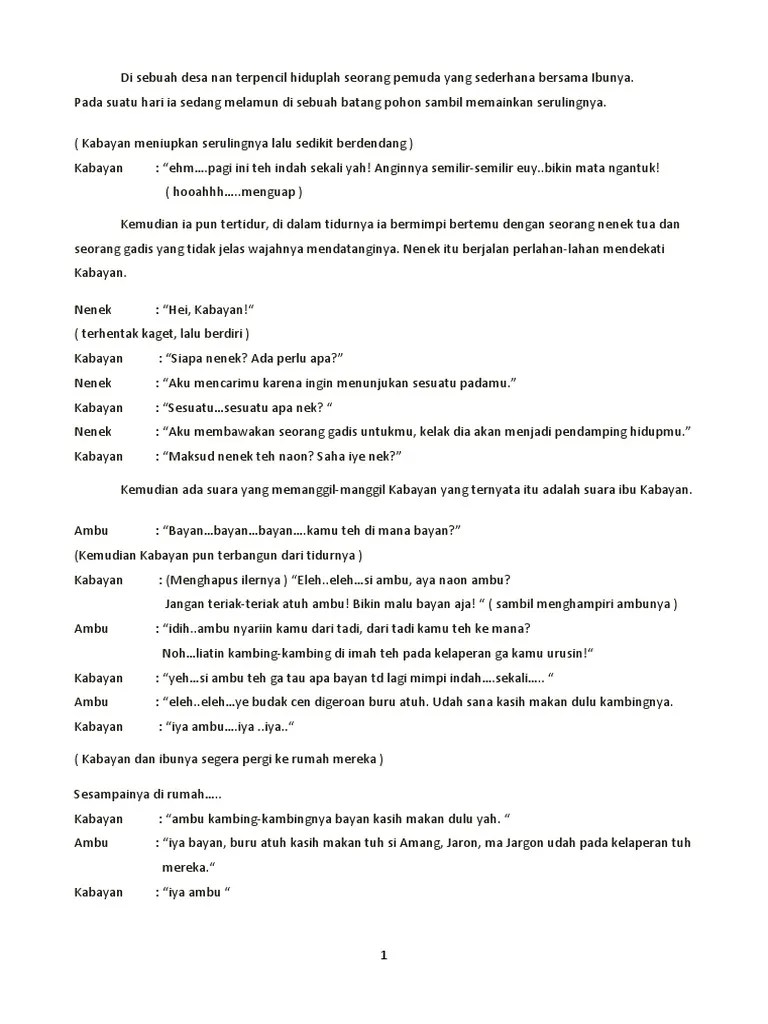 Naskah Drama Kabayan | PDF