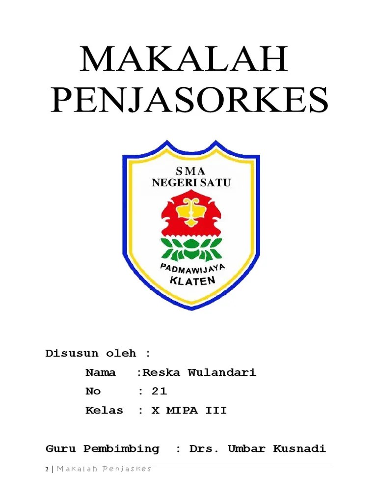 Makalah - Bola Kecil, Pencak Silat, Atletik | PDF