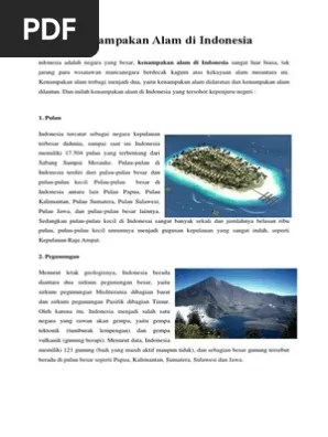 Kliping Kenampakan Alam | PDF