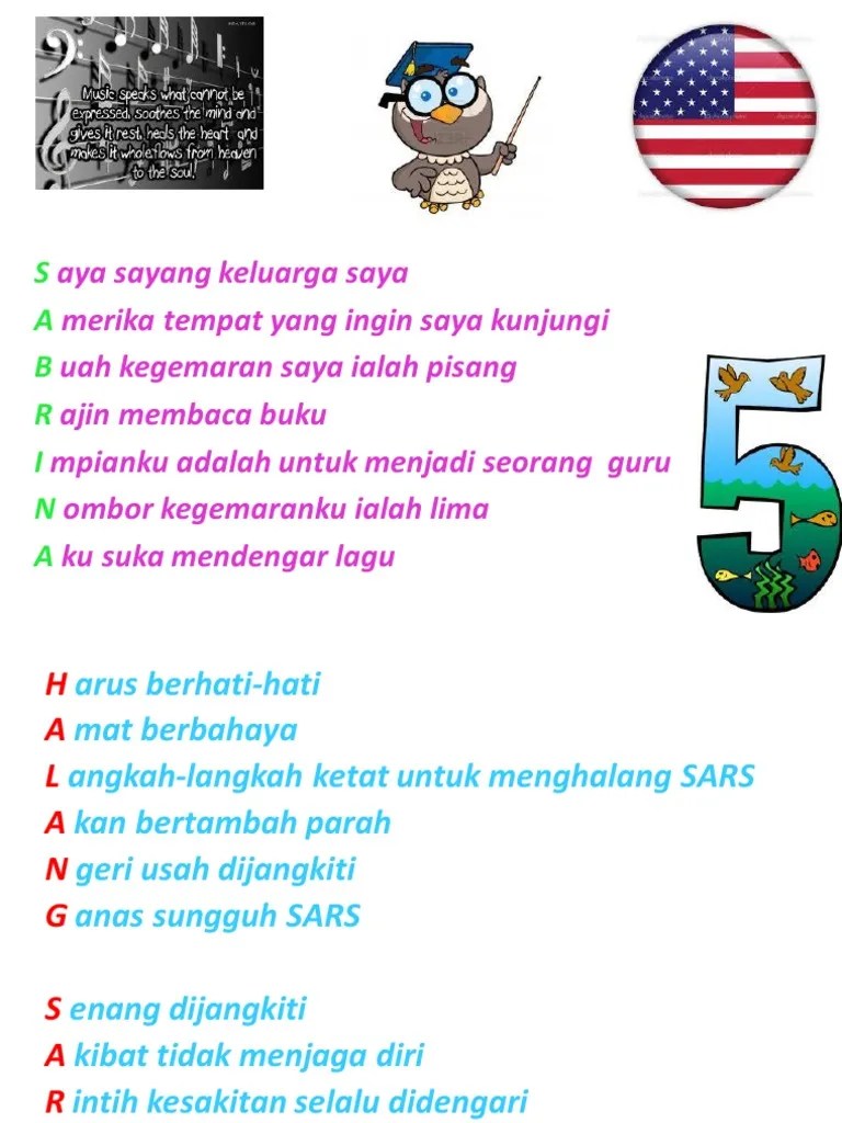 Sabrina - Puisi Akrostik | PDF