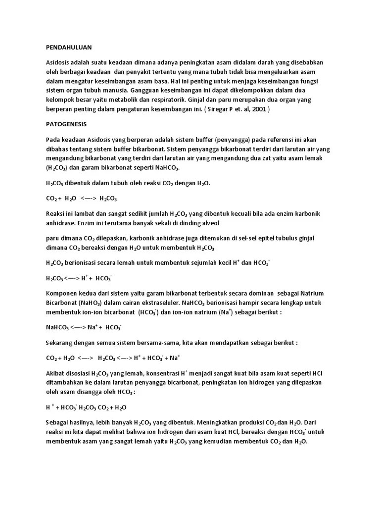 Asidosis | PDF