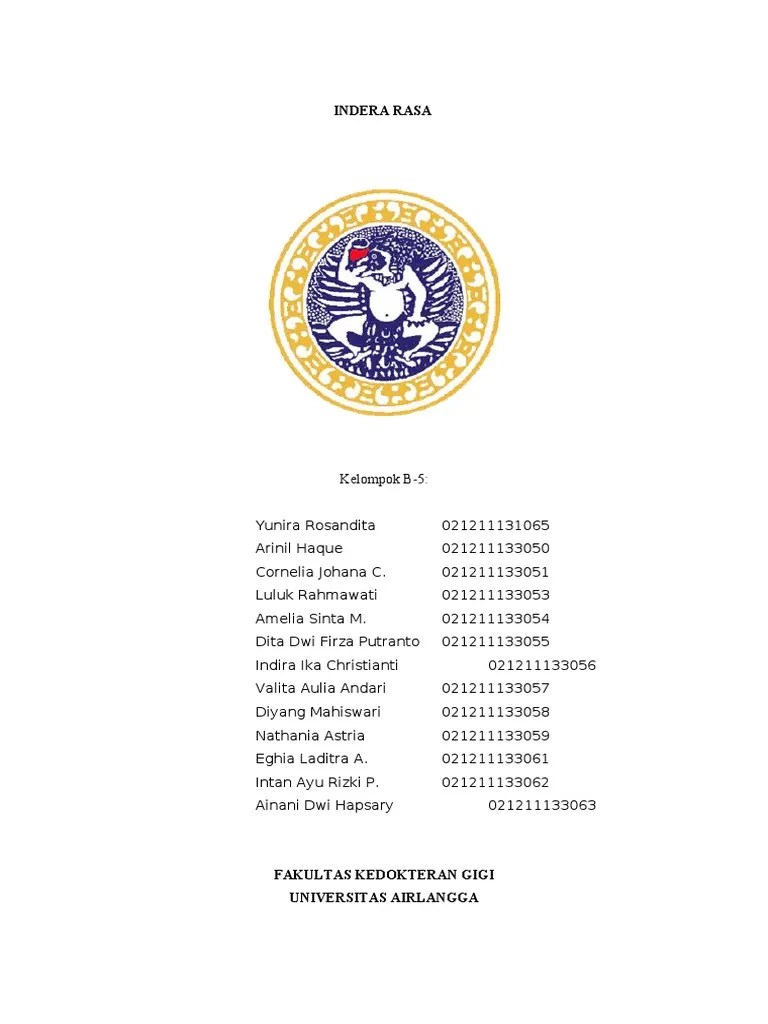 Praktikum Faal B5 Indra Rasa | PDF