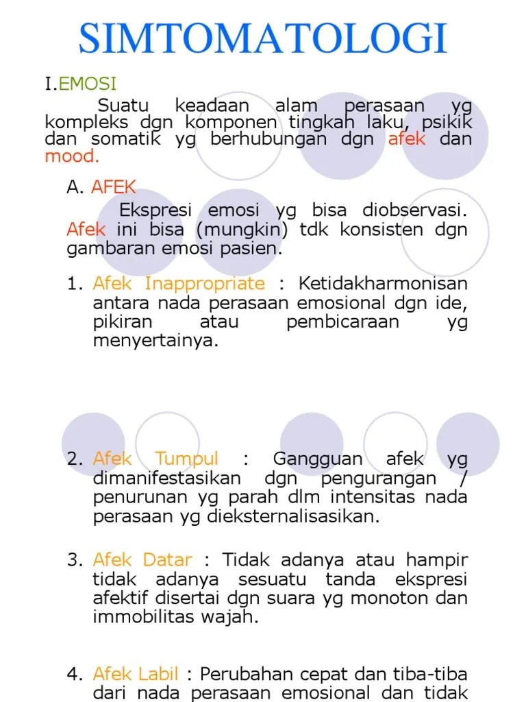 Simtomatologi (I) | PDF