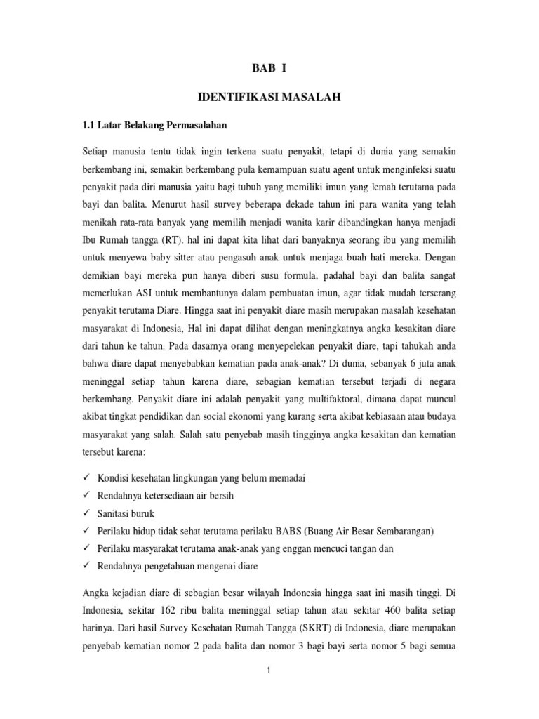 Rencana Penyuluhan Diare | PDF