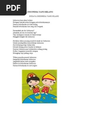 Puisi Budaya Indonesia Yang Hilang | PDF