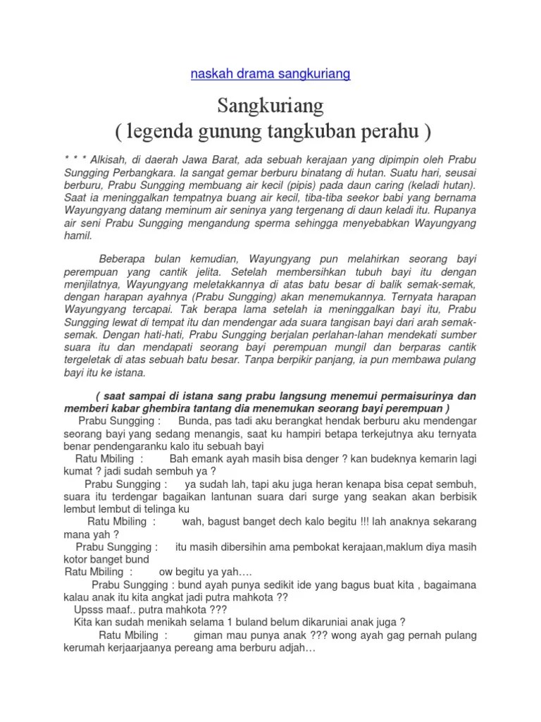Dongeng Bahasa Sunda Singkat Lucu