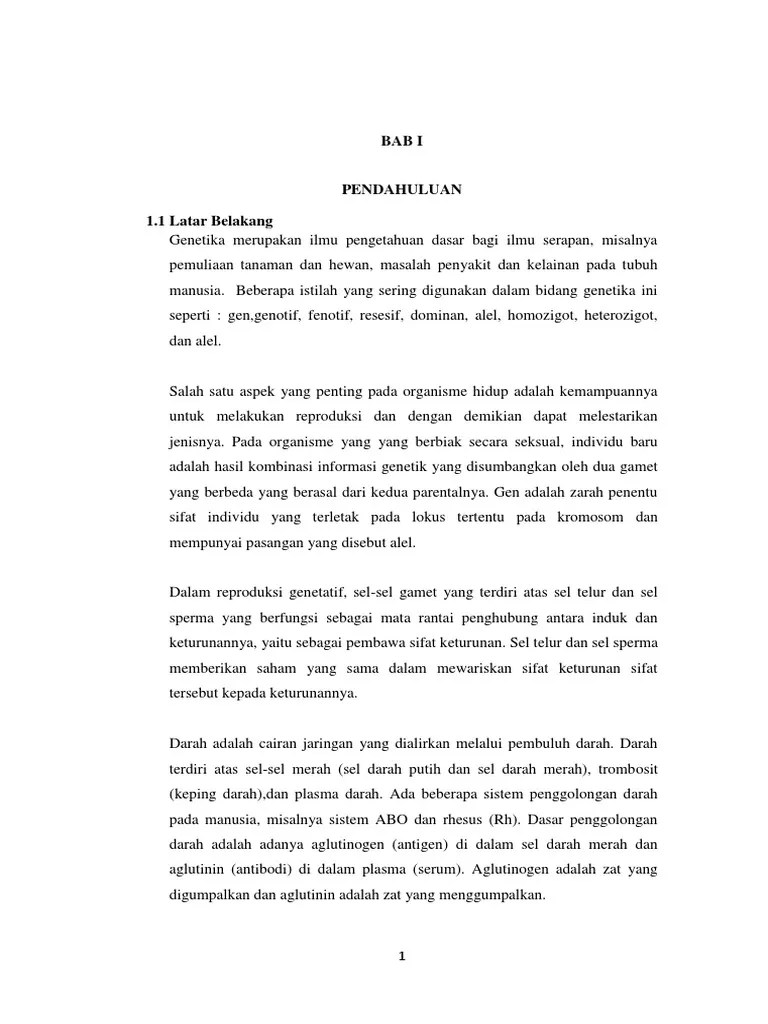 Laporan Praktikum Golongan Darah | PDF