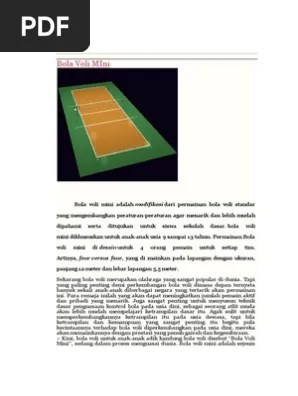Bola Voli MIni | PDF