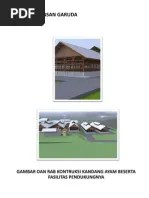 Perincian Dan Design Kandang Broiler Utk 5000 Ekor | PDF