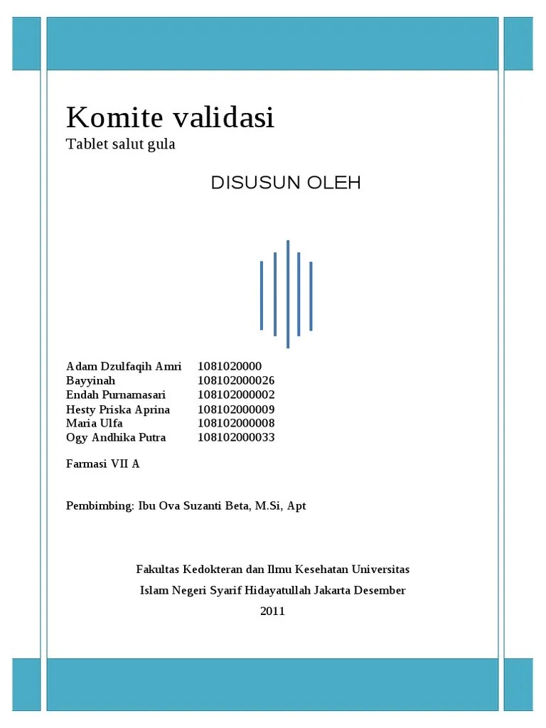 Makalah Tablet Salut Gula | PDF