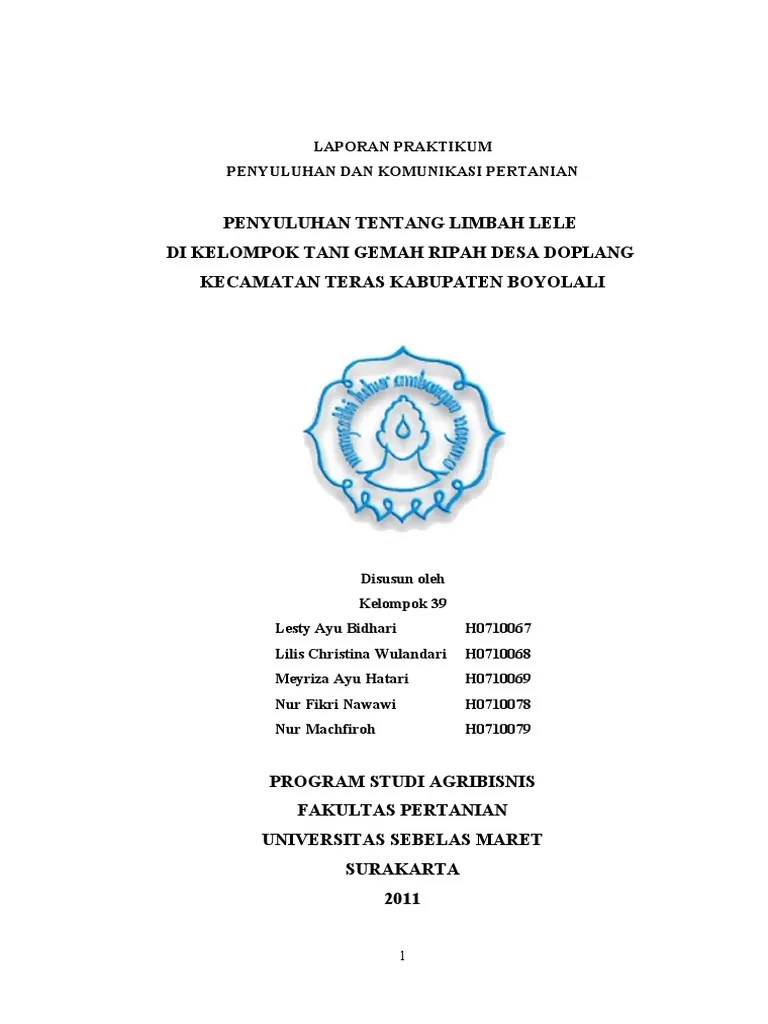 Laporan Jadi Praktikum Penyuluhan Pertanian 2011 | PDF